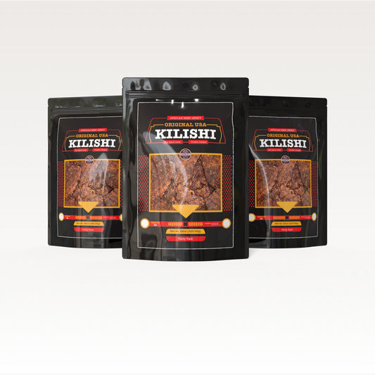 Original USA Kilishi – Hot (66 oz / Party Pack) – African Beef Jerky
